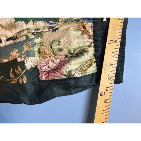 Alemais Designer Patchwork Pants Elastic Waist Size 6 Lagenlook Boho Cottage - Picture 4 of 11